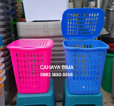 Keranjang Pakaian Lotus Shinpo Sip 436 basket Loundry Pake Tutup - 2