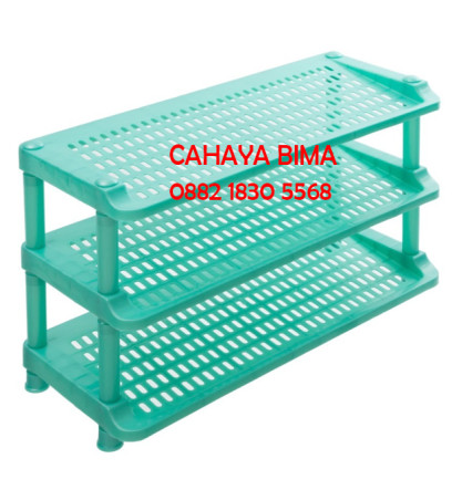 Rak Plastik Susun 3 Rak Sepatu Shinpo Sip 839 S3 Elegant - 2