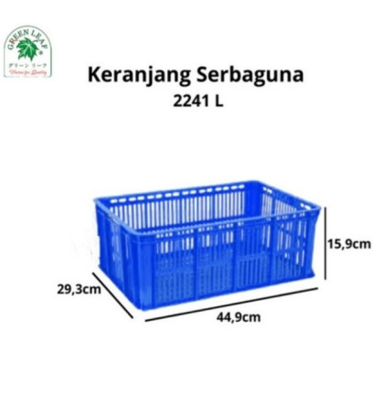 Keranjang Serbaguna Keranjang Container Industri Greenleaf 2241 - 3