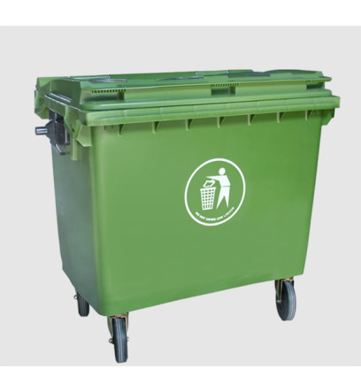 Tempat Sampah Besar 660 liter BIO Dustbin Greenleaf 2306 DP - 3