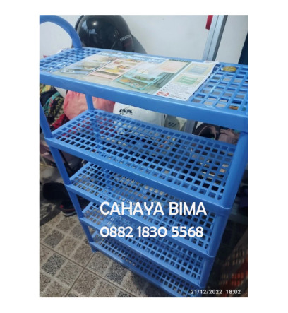 Rak Sepatu Susun 5 Shinpo 829 - S5 Rak Plastik Serbaguna - 2