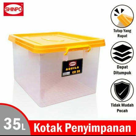 Container Box Shinpo CB 35 Aquila Box Kontainer Cb 35 Liter Multiguna - 2