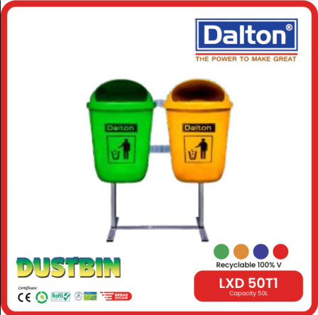 Tempat Sampah Outdoor Dalton LXD-50T1 50 Liter - 8