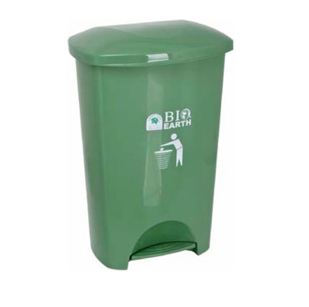 Tempat Sampah Injak BIO 42 Liter 2142 Green Leaf Dustbin - 3