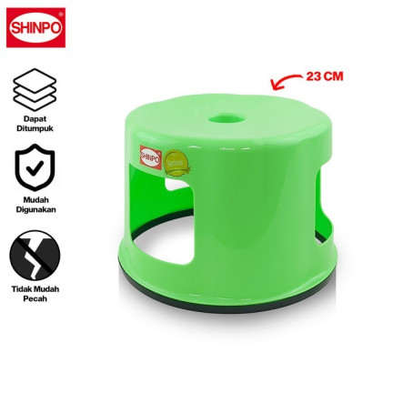 Kursi Jongkok Plastik Shinpo 23 CM Prado Plastic Stool SPO-SIP-176 - 2