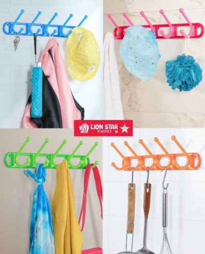 Gantungan Baju Dinding Tembok Kapstok Baju Lionstar - 1