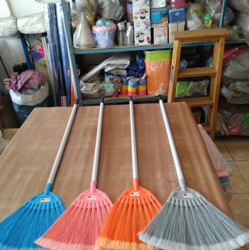 Sapu kipas nagata 341 warna warni sapu plastik berkualitas - 6