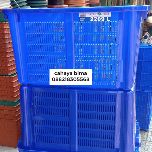 Keranjang Container Green Leaf 2209 Kontainer Industri Keranjang Sayur - 3