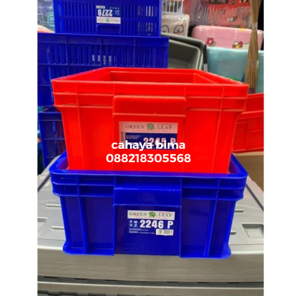 keranjang Industri Greenleaf 2246 Container Padat Anti Bocor - 3
