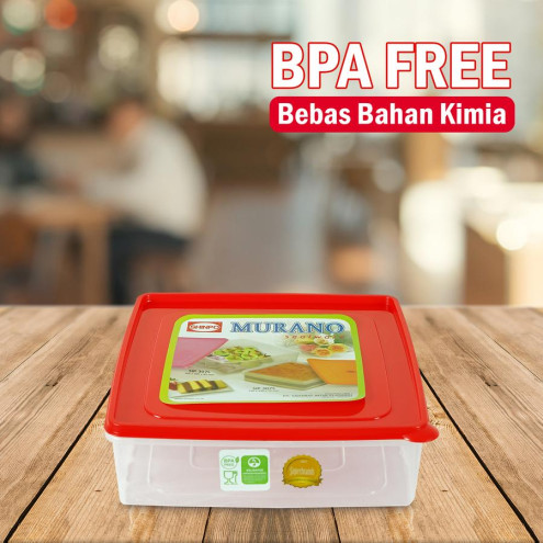 Kotak Makanan Plastik 3.5 L Makanan Murano Food Storage SPO-SIP-307S - 2