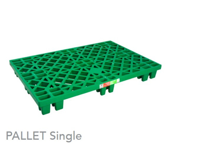 Pallet Single Alas Tatakan Barang Green leaf 2601 - 3
