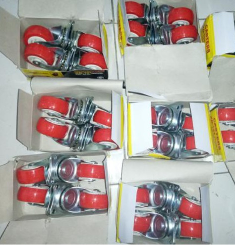 Roda Troli Xander PU 50mm untuk Lemari Roda Troli PU 2 Inci - 6