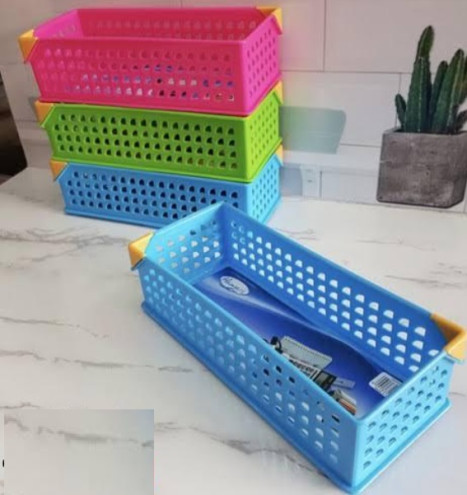 Keranjang Susun Serbaguna Alea Hawaii 5623 (Persegi Panjang Berlubang) - 6