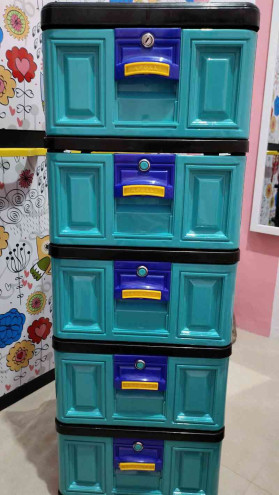 Lemari Plastik Susun 5 Napolly STB500BK1 - Stockcase Serbaguna Kuat Tahan Lama - 9