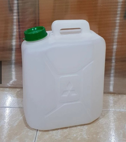 Jerigen 10 Liter Putih Tiga Berlian Baru Plastik Tebal Kuat untuk Air  - 6