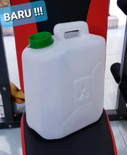 Jerigen 10 Liter Putih Tiga Berlian Baru Plastik Tebal Kuat untuk Air  - 6
