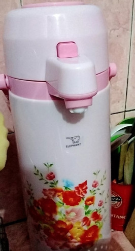 Termos Air Panas 2.5L Model Tekan Elephant Gajah Thermos Pencet - 6