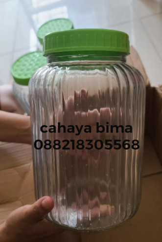 Toples Kaca TP5 Tutup Drat Stoples Beling Jadul untuk Cendol Es Campur - 6