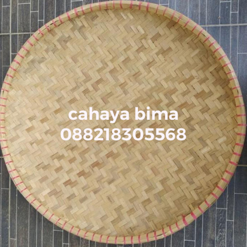 Tampah Nyiru Bambu Anyaman Nampan Tradisional Serbaguna - 6