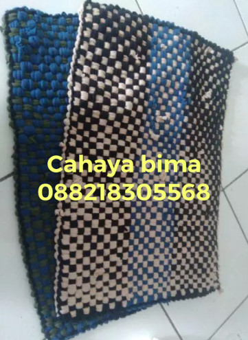 Keset Anyam Rajut Perca Ukuran Besar Keset Kaki dan Lantai  - 6