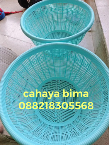 Wakul Nasi Besar 989 Green Leaf Bakul Nasi Plastik Serbaguna Wakul Cengkeh - 3