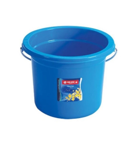 Ember Gagang Kawat 2.5 Galon Lion Star Polos Tanpa Tutup - Ember Plastik Serbaguna - 1