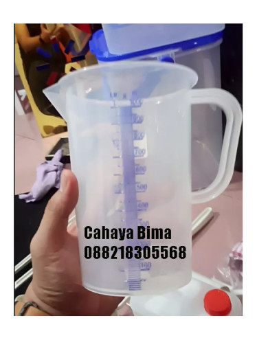 Gelas Ukur 1000 ml - Takaran Plastik 1 Liter Teko Ukur Masak Akurat dan Praktis - 3