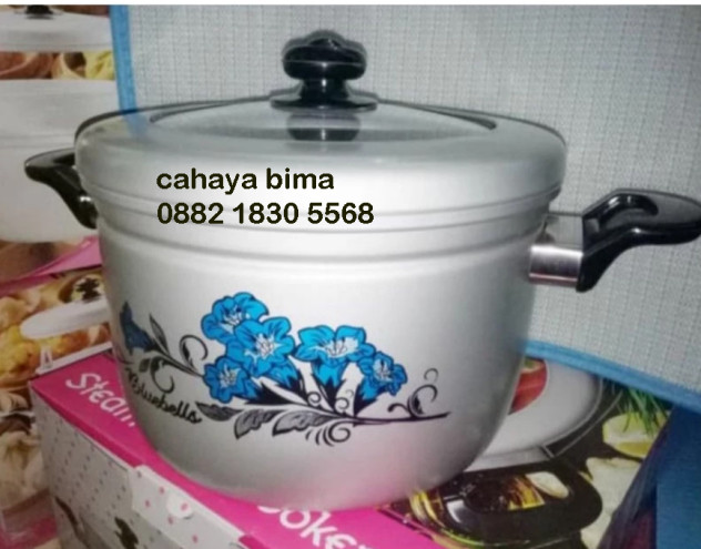 Panci Pancaguna Maspion 24cm Tutup Kaca Steamer Kukus - 6