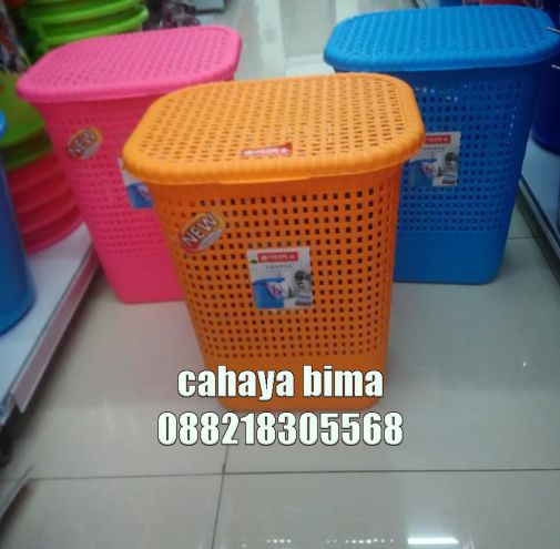 Keranjang Baju Kotor Lion Star LB6 Laundry Bag Serbaguna Besar - 1