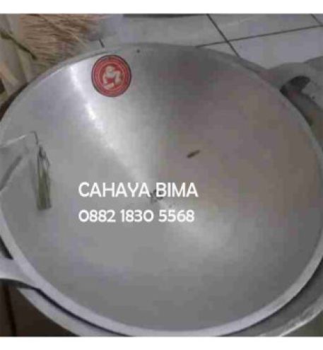 Wajan Komodo No 13 Katel Aluminium Kuali Penggorengan Anti Lengket - 6