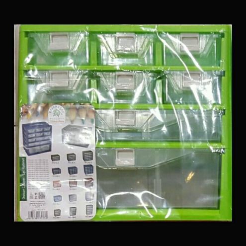 Laci Mini Container 14 Sekat Green Leaf 7912 AK4 - Kotak Perkakas Serbaguna  - 3