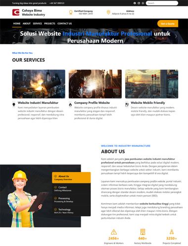 Jasa Pembuatan Website perusahaan Industri Manufaktur Terpercaya - 11