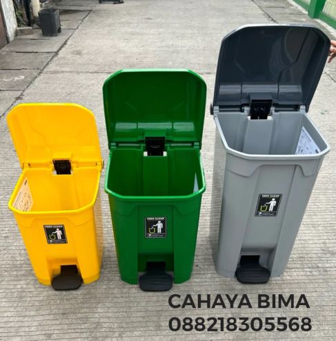 Tempat Sampah Rocky 70 liter tempat sampah warna Pakai injakan pedal - 6
