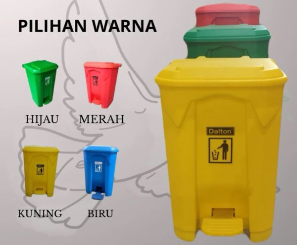 Tempat Sampah Pakai Pedal Dalton LXD 80U tempat sampah Besar - 8