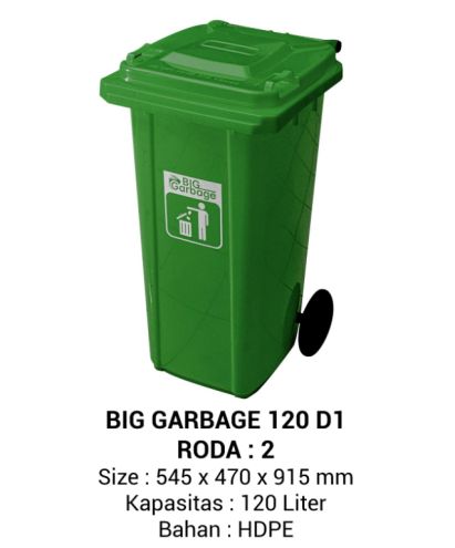 Tempat Sampah 120 Liter Pakai Roda Tong sampah Besar Napolly LXD 120 - 9