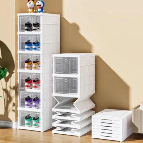 Rak Sepatu Lipat Napolly Rack S16 Serbaguna Kokoh dan Hemat Ruang - 9