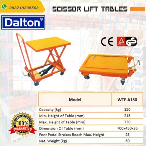 Jual Lift Table Dalton 150 kg Harga Termurah dan Bergaransi 
