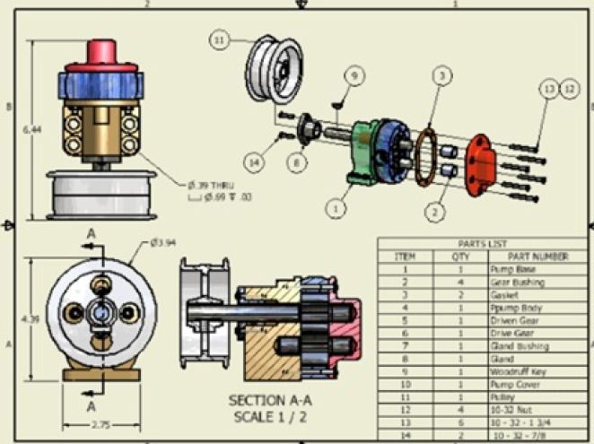 Jasa Desain Teknik Mesin 2D or 3D Profesional Autodesk Inventor dan  AutoCAD
